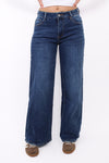 WIDE LEG JEANS 323 - MID DENIM