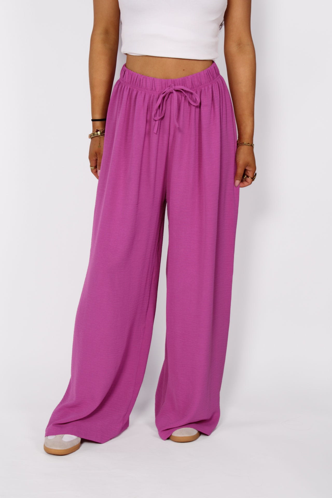 SOFT FLOW PANTS - MAGENTA
