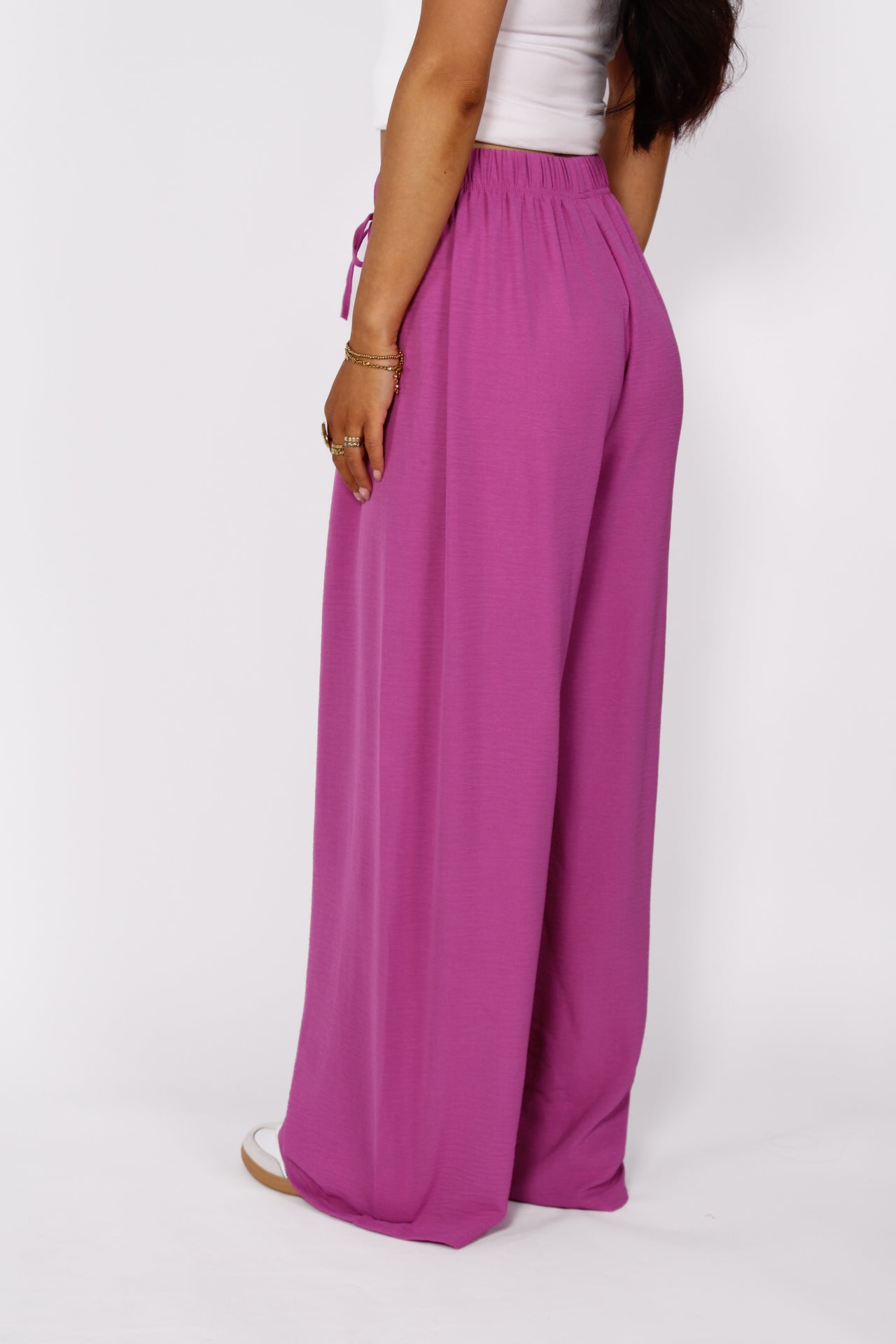 SOFT FLOW PANTS - MAGENTA