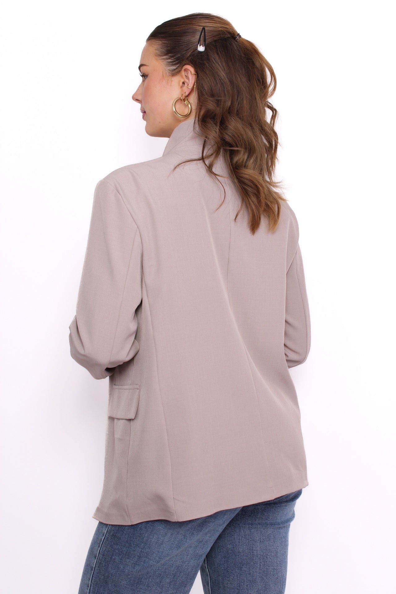 THE ICON BLAZER - TAUPE