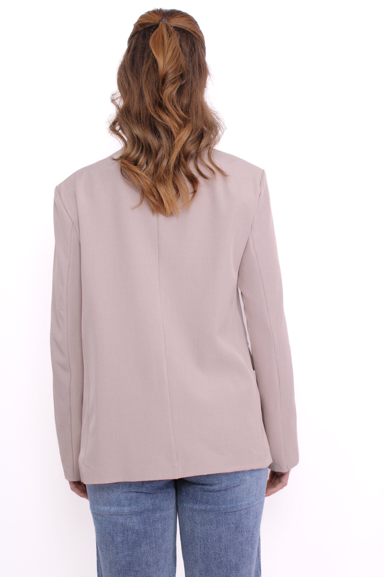 THE ICON BLAZER - TAUPE