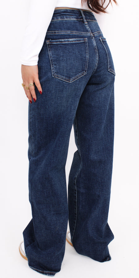 DAD FIT LOW WAIST JEANS 6265 - DARK DENIM