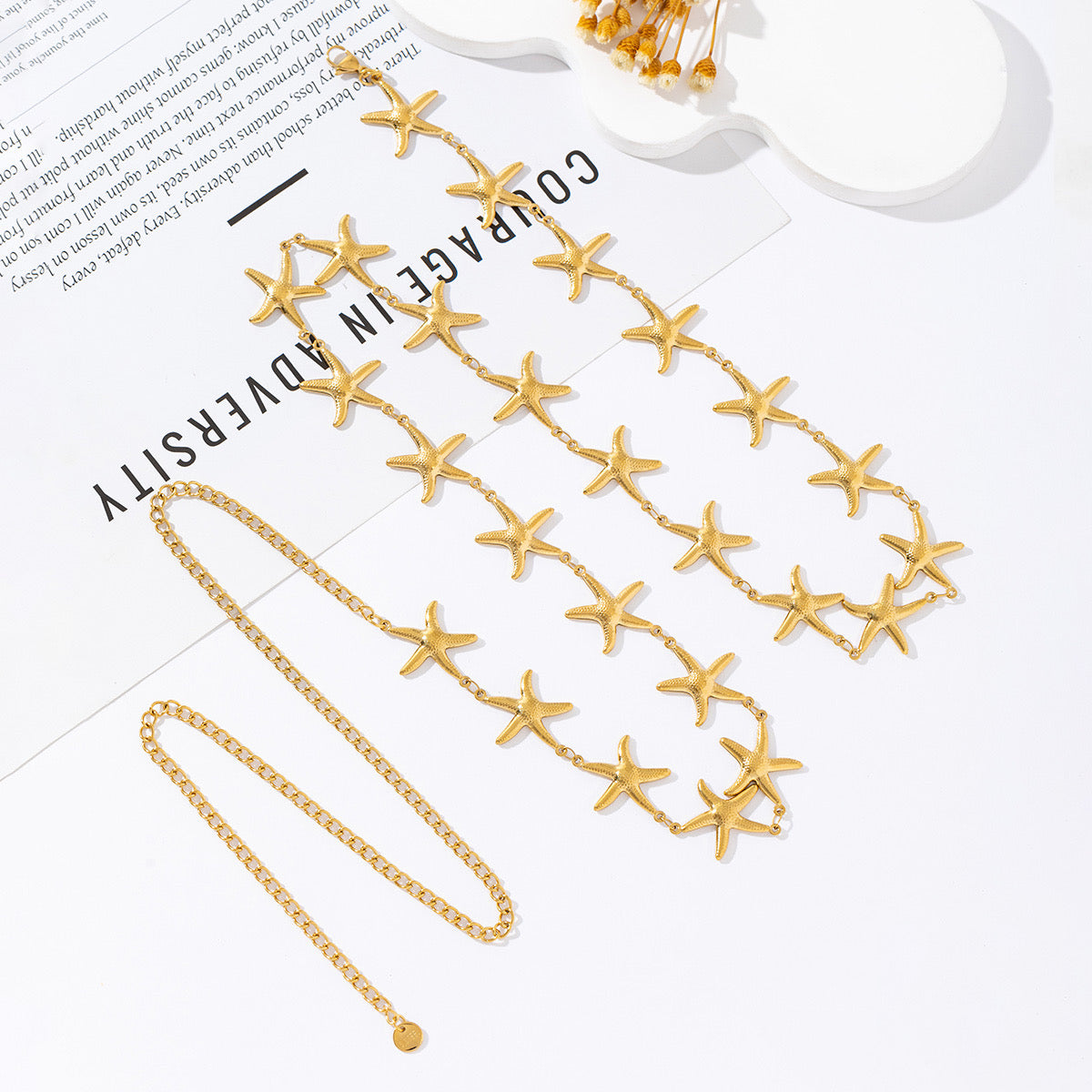 OCEAN STAR BELT - GOLD 