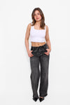 XENA FOLD OVER JEANS