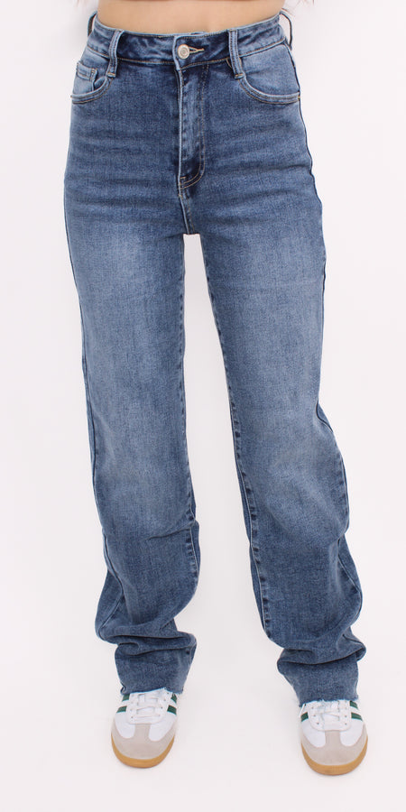 STRAIGHT LEG JEANS 6301 - DENIM