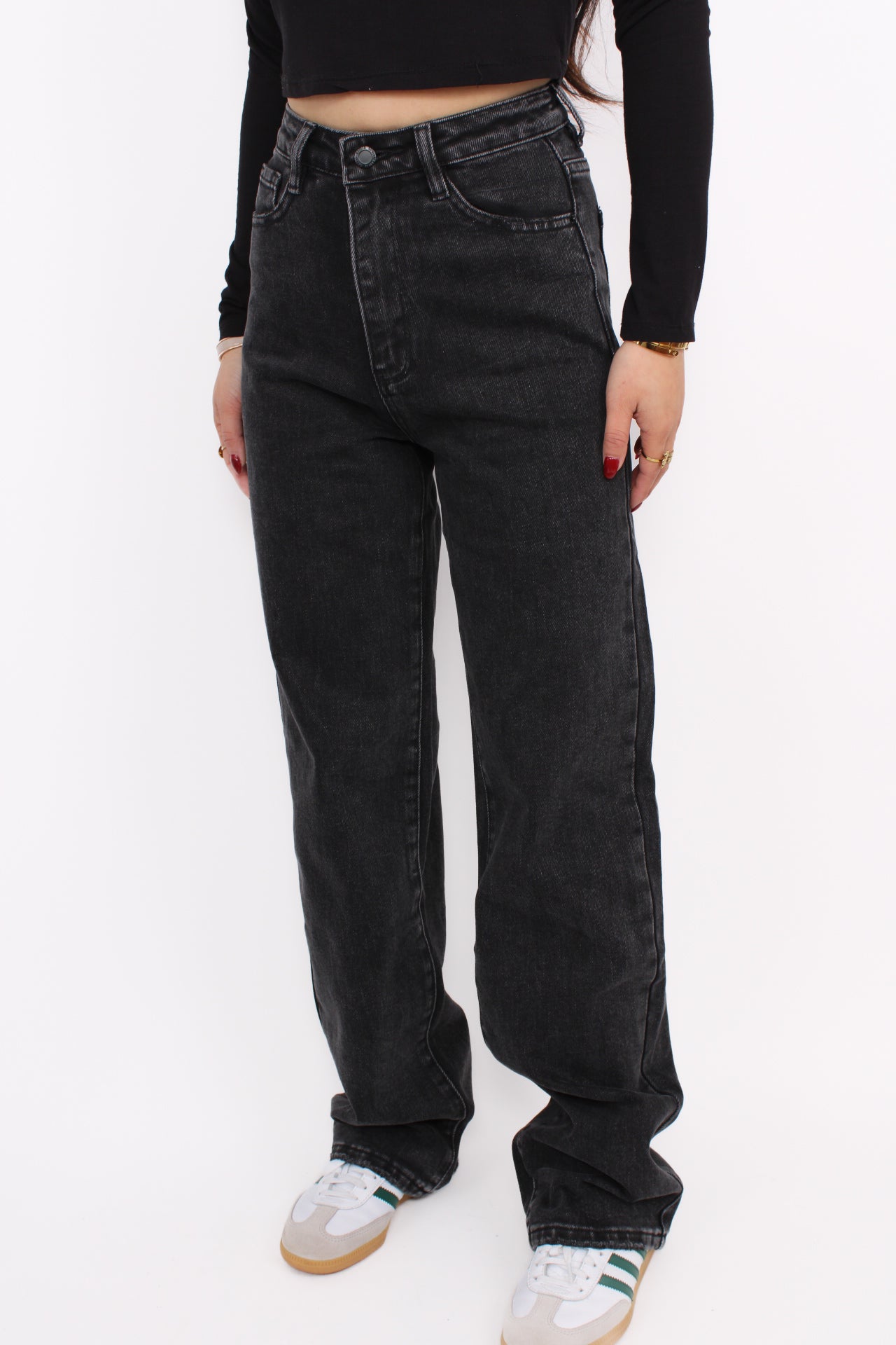 STRAIGHT LEG JEANS 6315 - ANTHRACITE