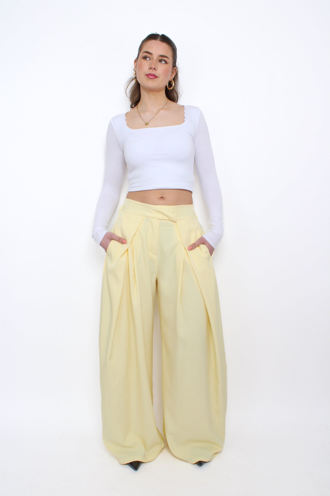 MADISON TROUSER - BUTTER YELLOW