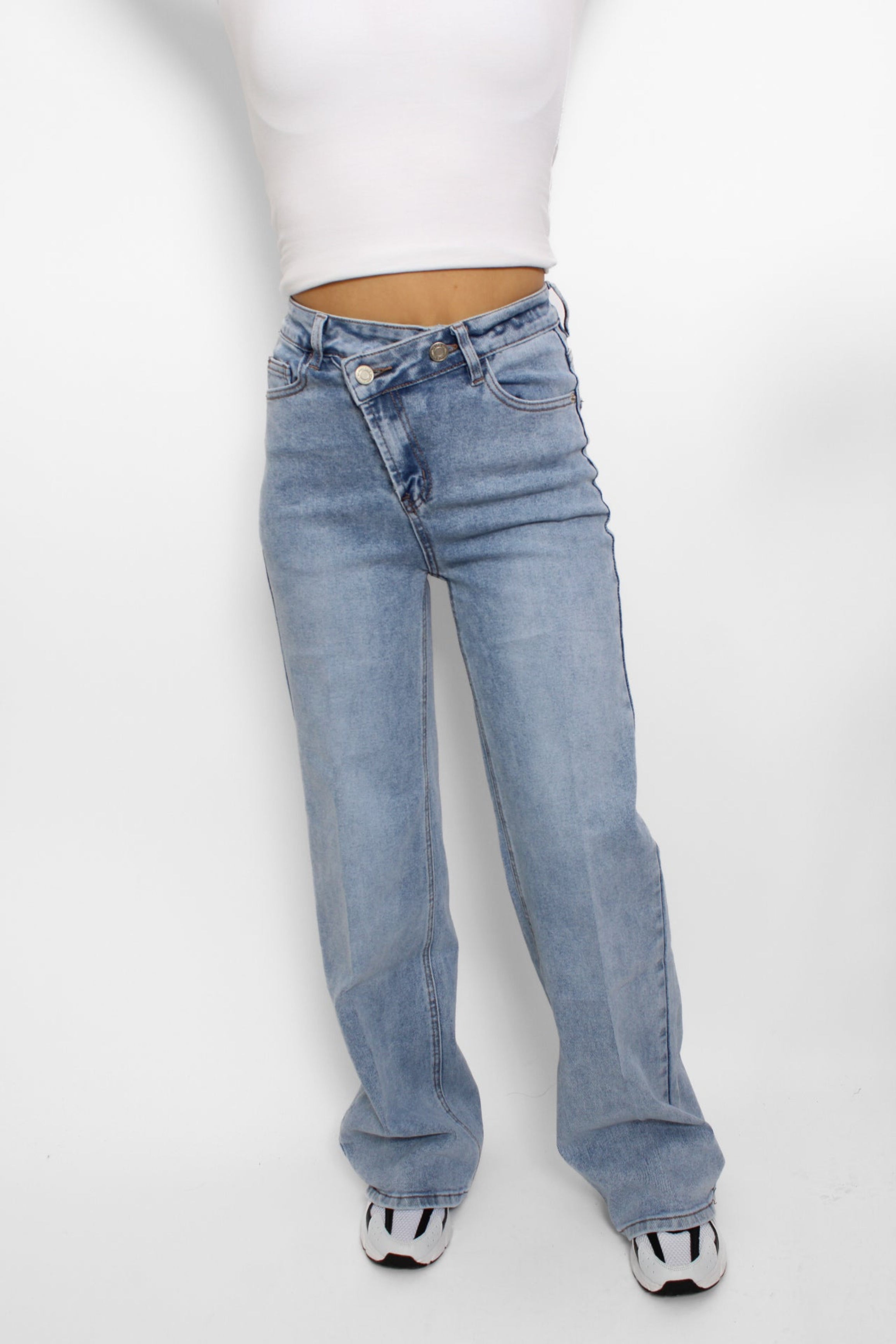 DOUBLE BUTTON JEANS 986 - DENIM