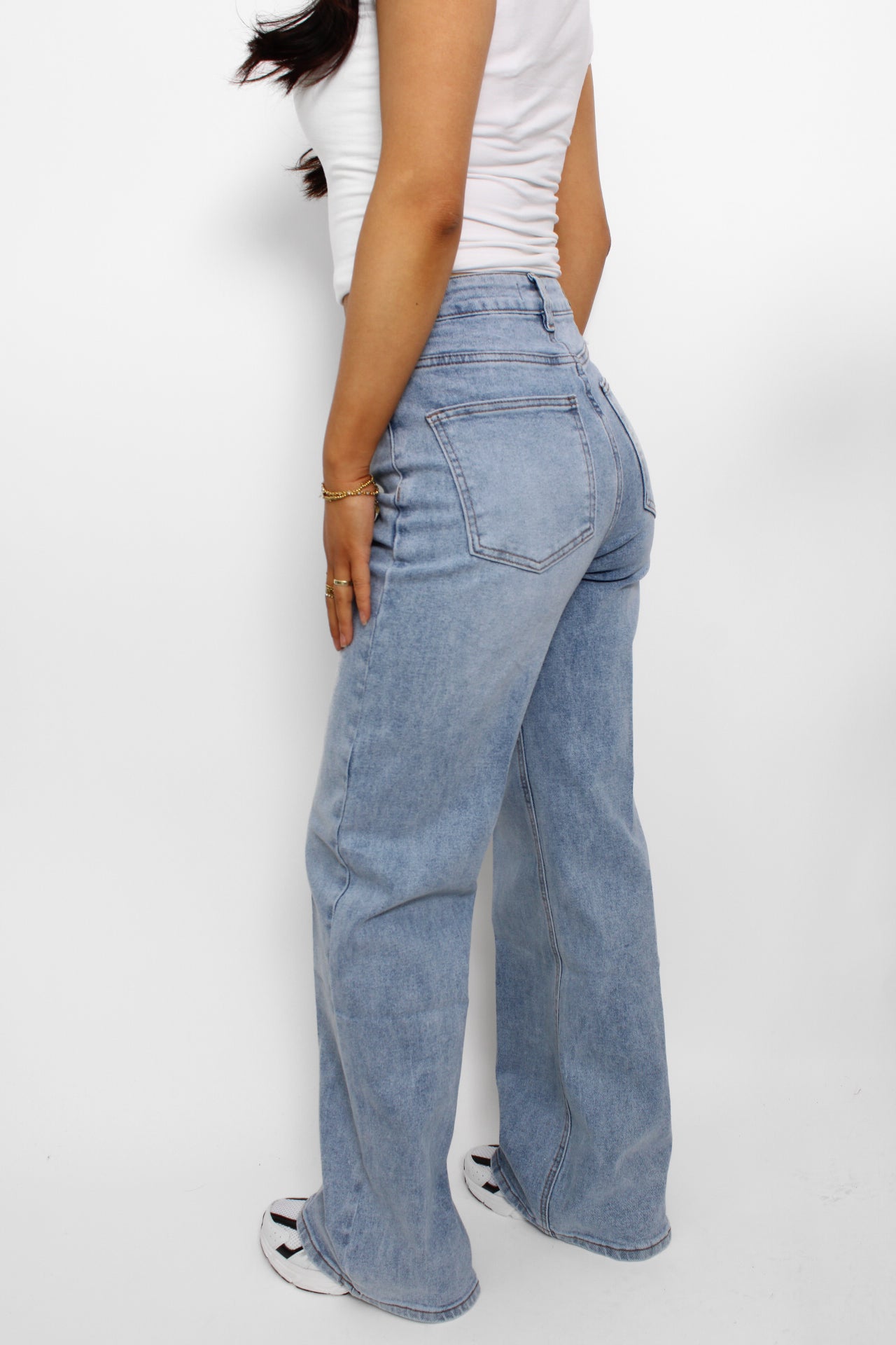 DOUBLE BUTTON JEANS 986 - DENIM
