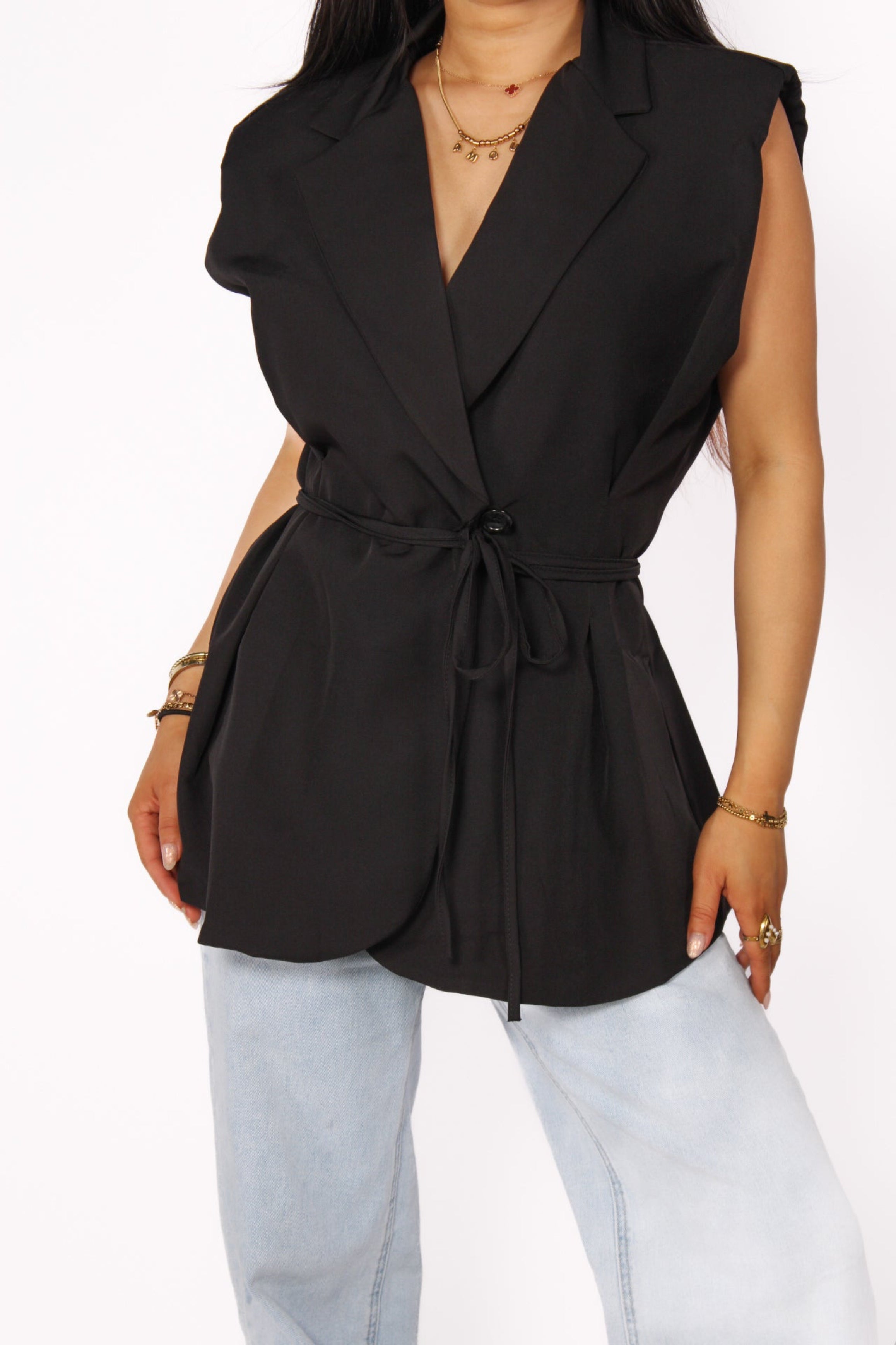 GILET ZOE - BLACK