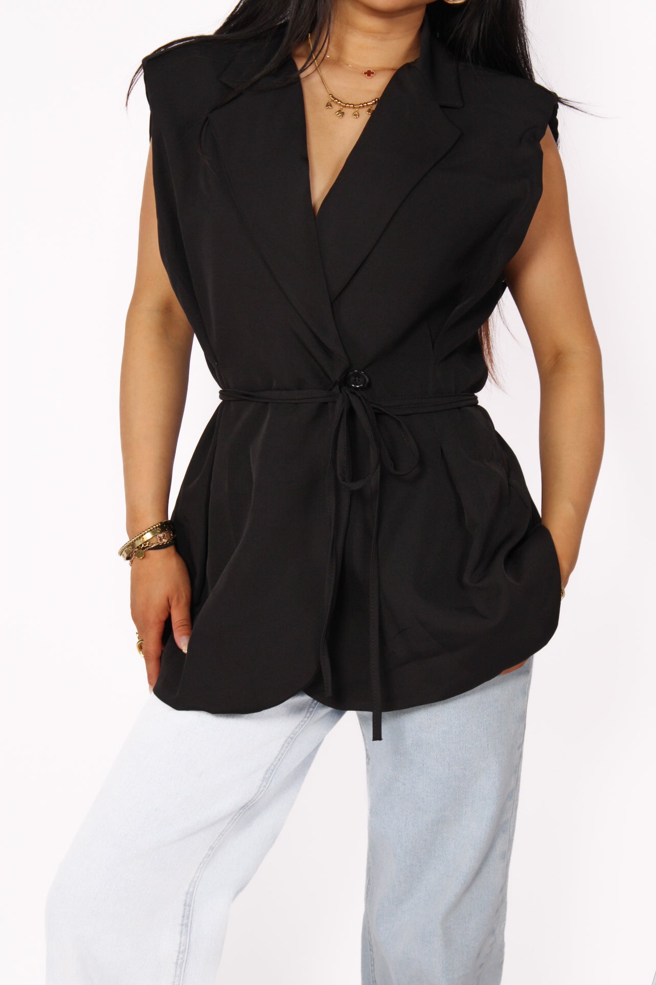 GILET ZOE - BLACK