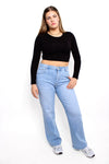''PLUSSIZE' WIDE LEG JEANS 2101 - DENIM