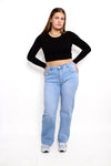 ''PLUSSIZE' WIDE LEG JEANS 2101 - DENIM
