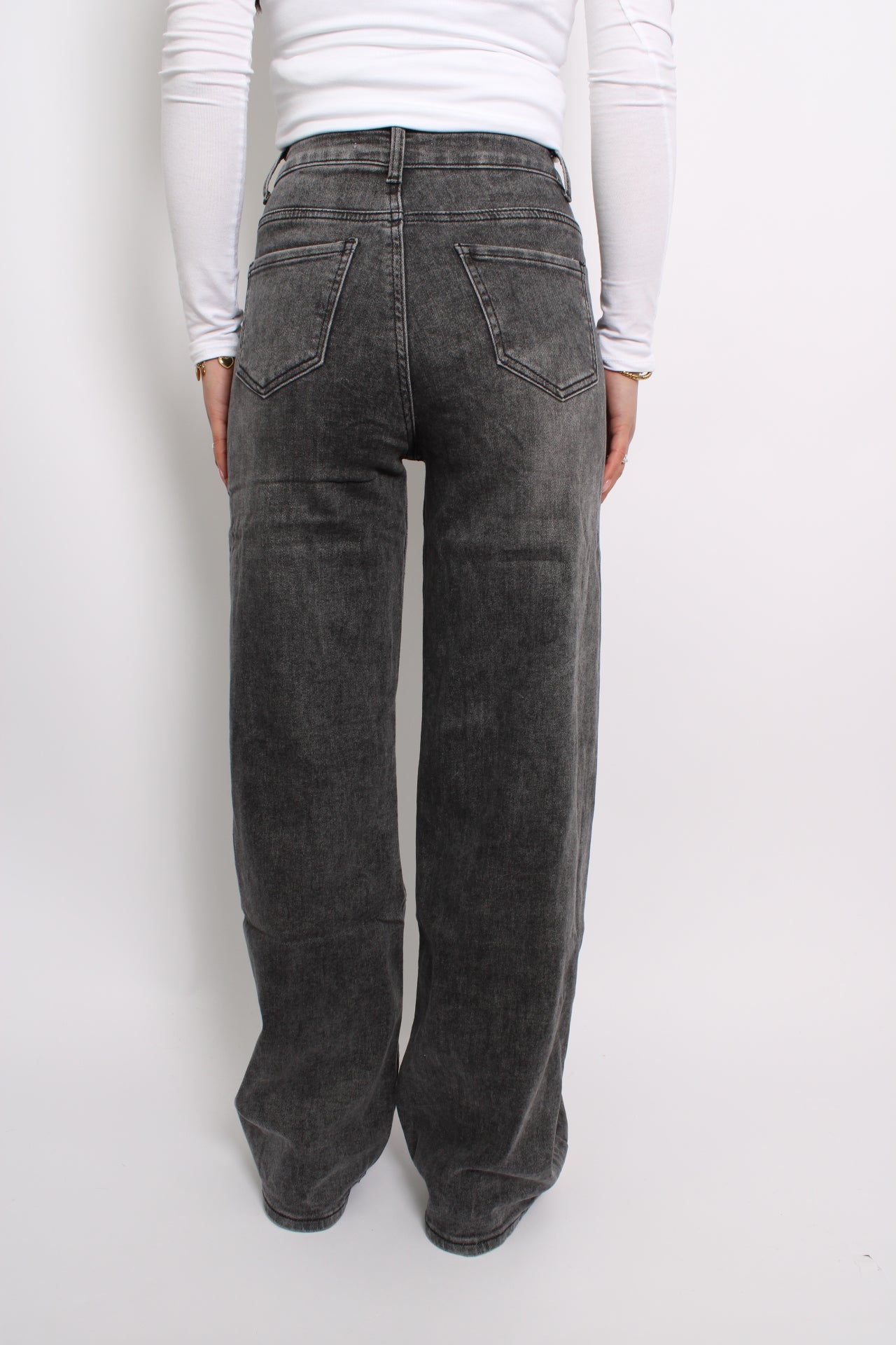 ''PLUSSIZE'' WIDE LEG JEANS GOODIES - GREY