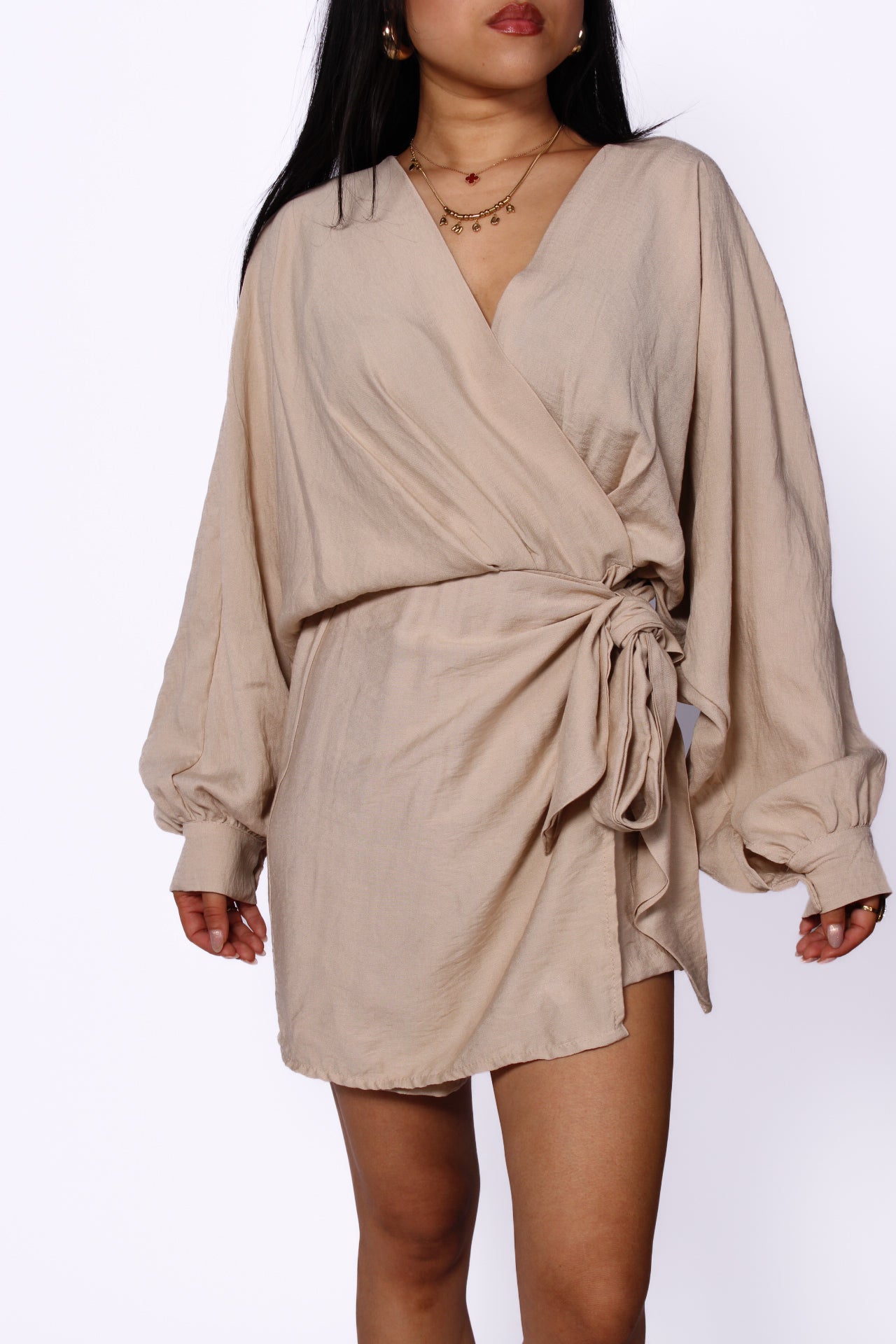 OLIVIA PLAYSUIT - BEIGE