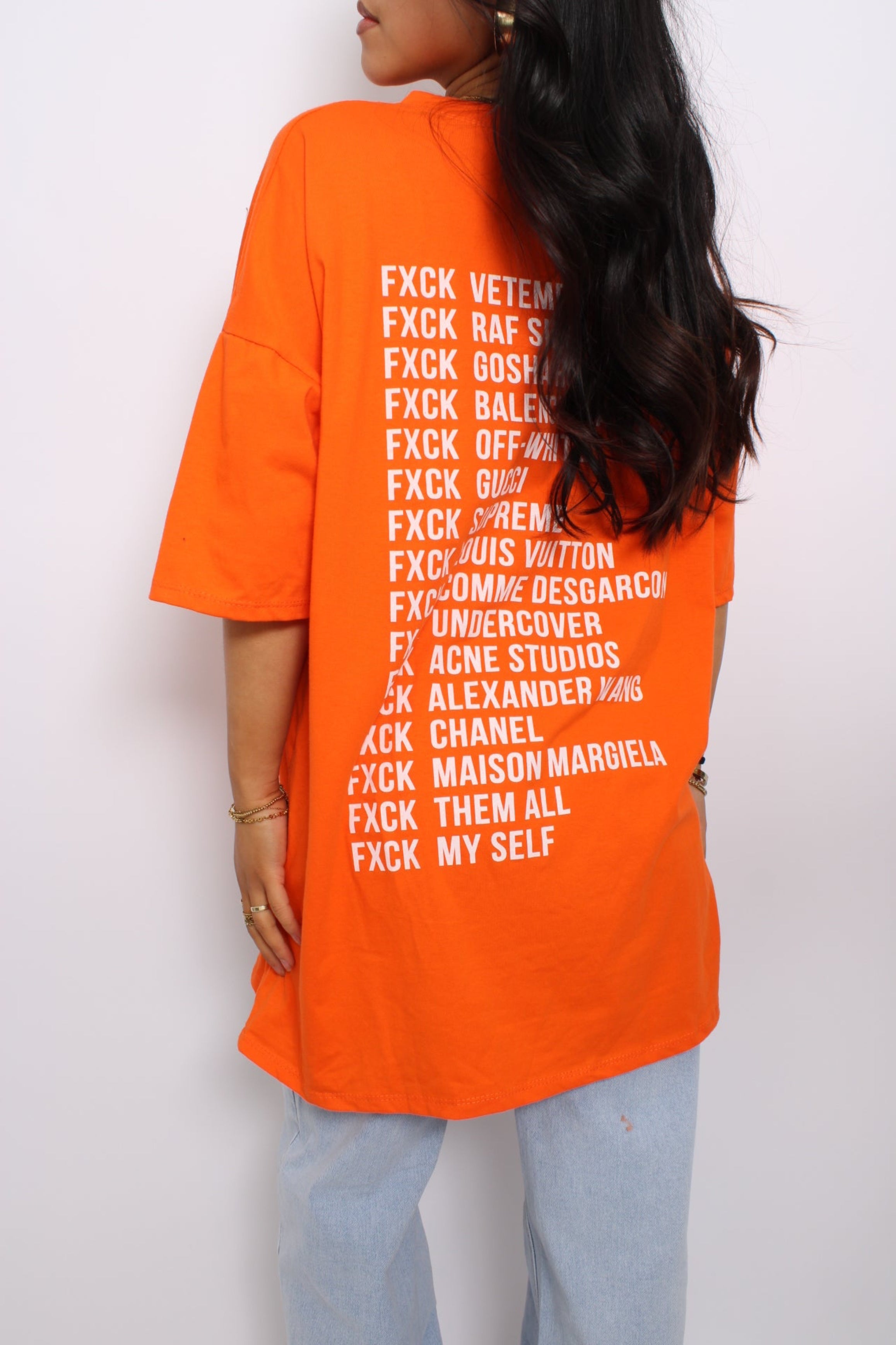 FXCK TSHIRT - ORANGE