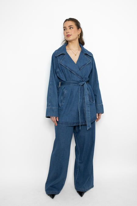 ESRA DENIM SET - DENIM BLUE