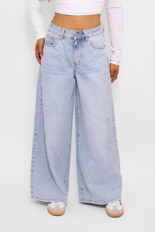 ''PETITE'' WIDE LEG JEANS 9211