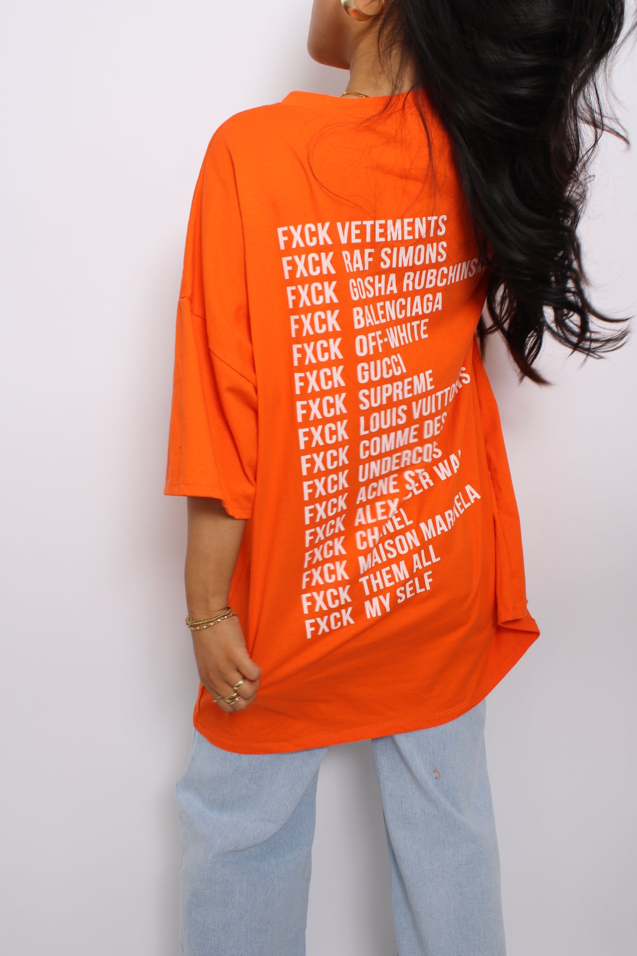 FXCK TSHIRT - ORANGE
