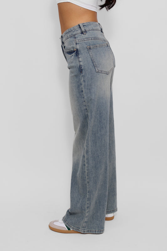''PETITE'' DAD FIT JEANS 195-12