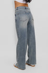 ''PETITE'' DAD FIT JEANS 195-12