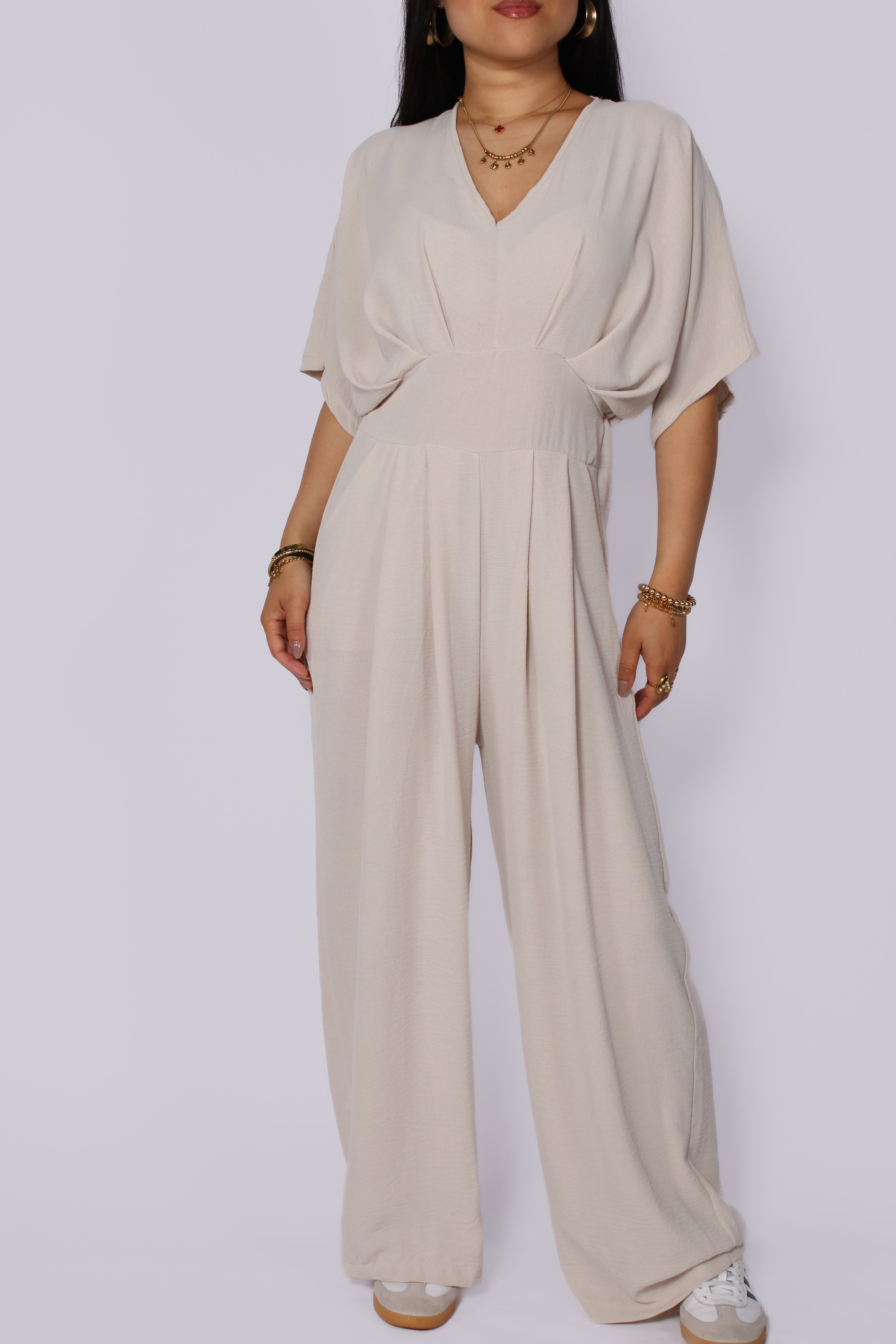 CHIC IN ONE JUMPSUIT - CREAM