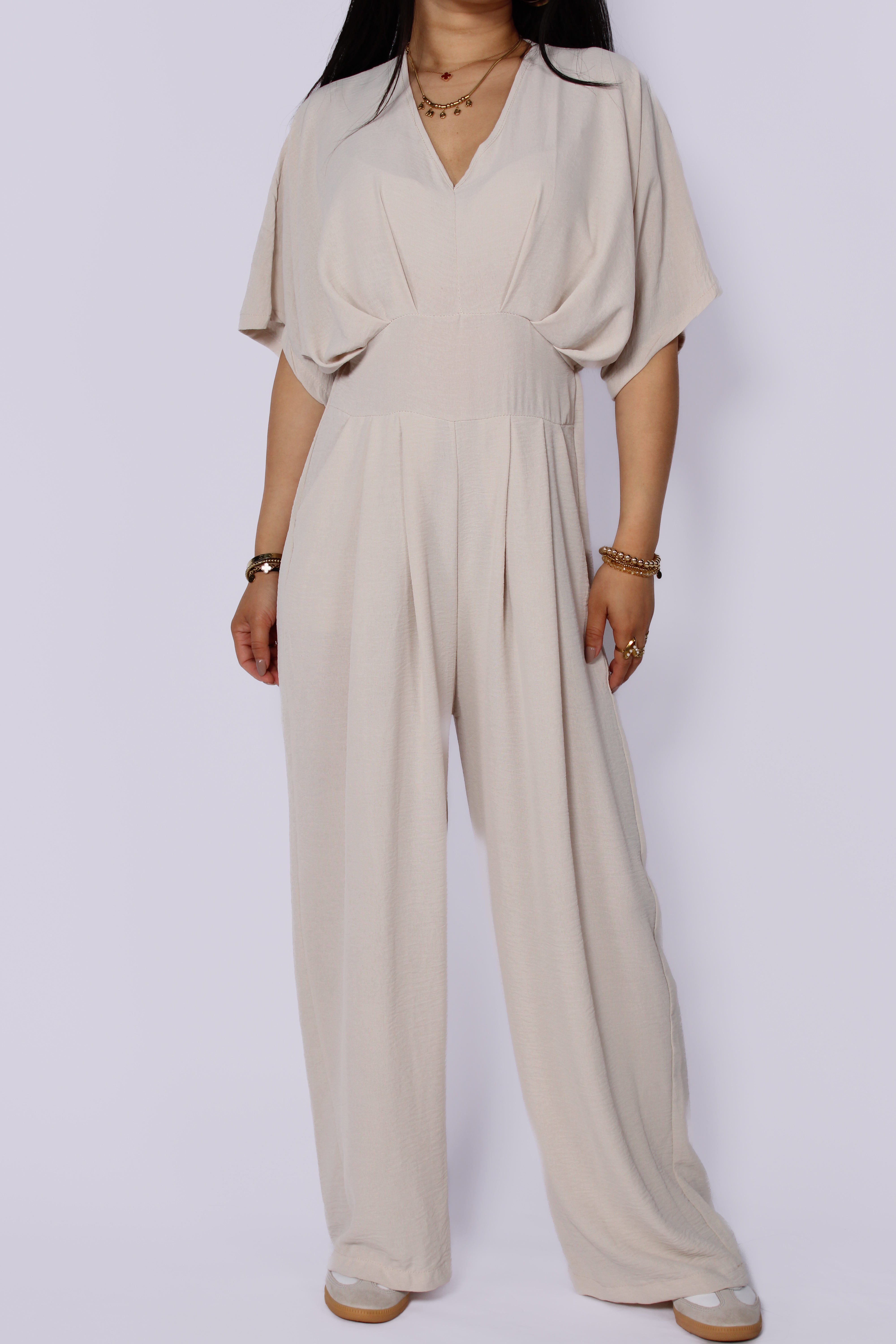 CHIC IN ONE JUMPSUIT - CREAM