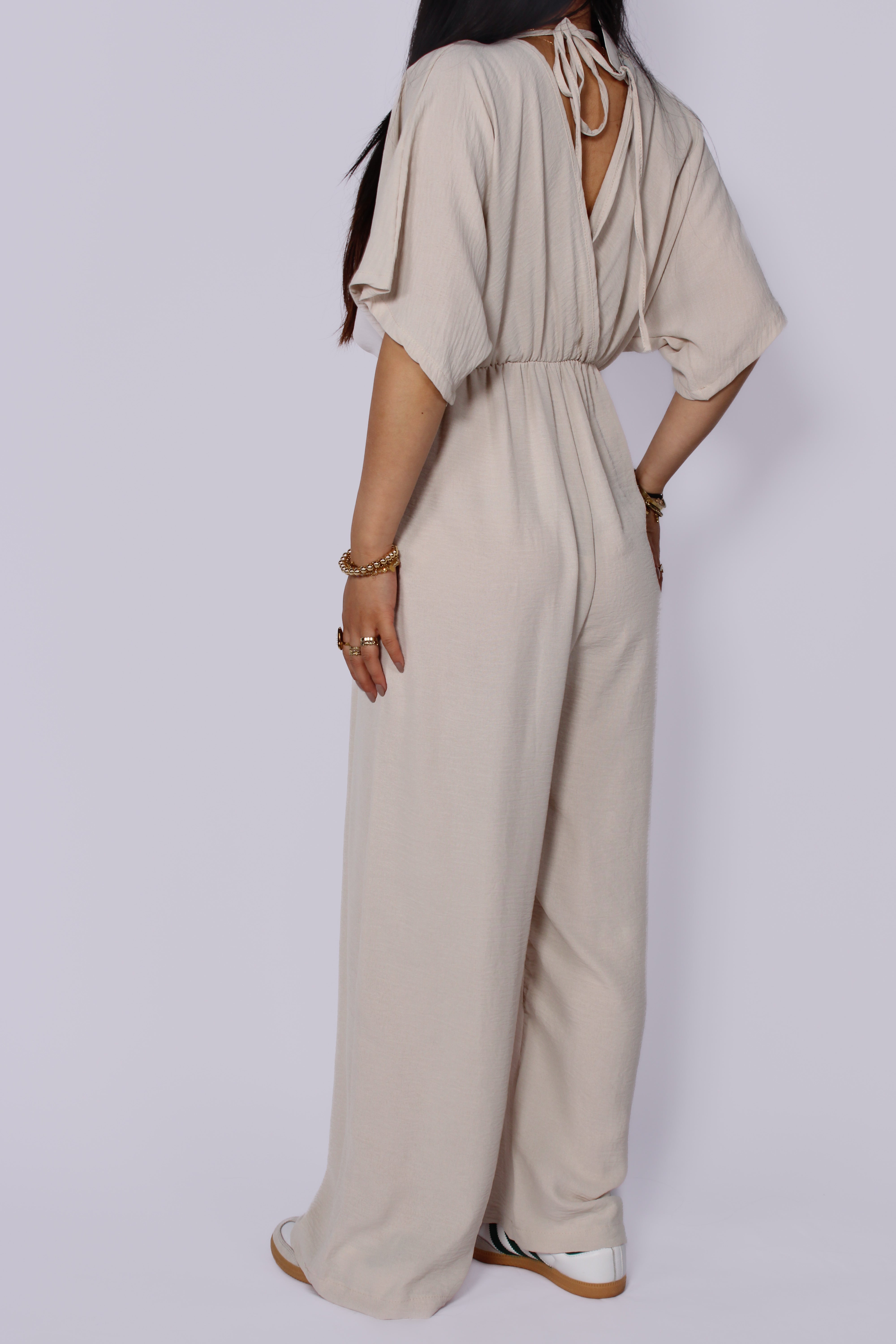 CHIC IN ONE JUMPSUIT - CREAM