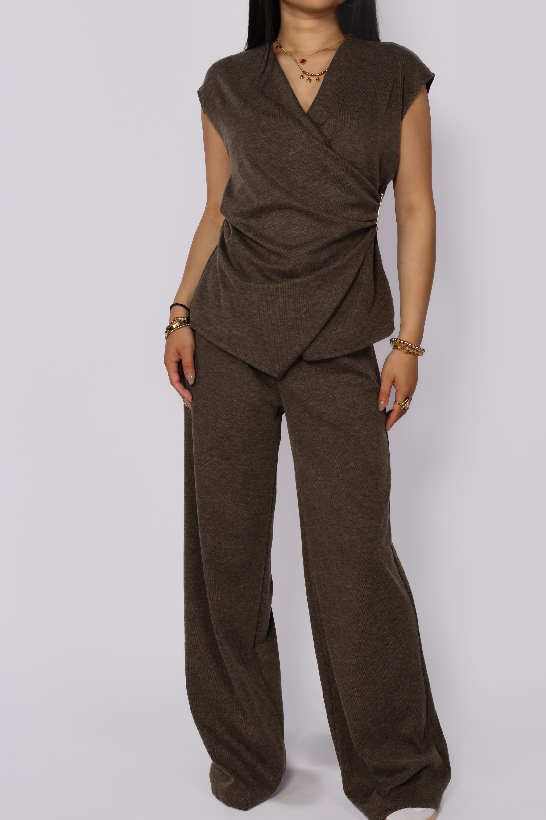 COMFY CHIC SET - LIGHT BROWN