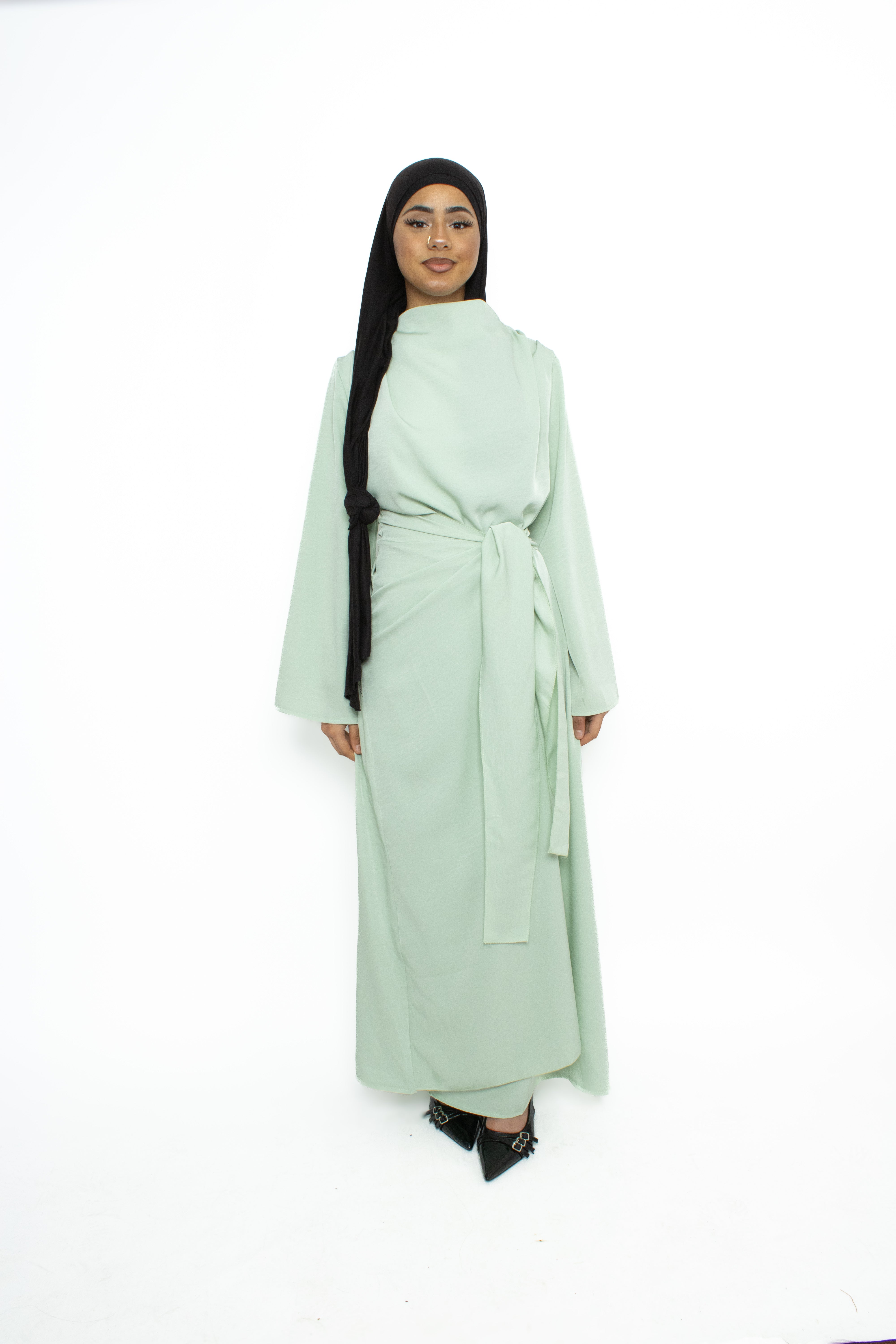 SANA DRESS - MINT GREEN