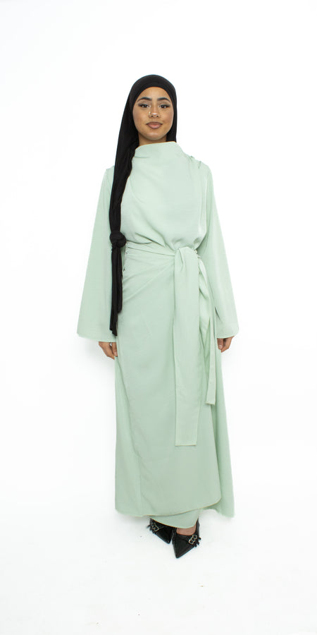 SANA DRESS - MINT GREEN