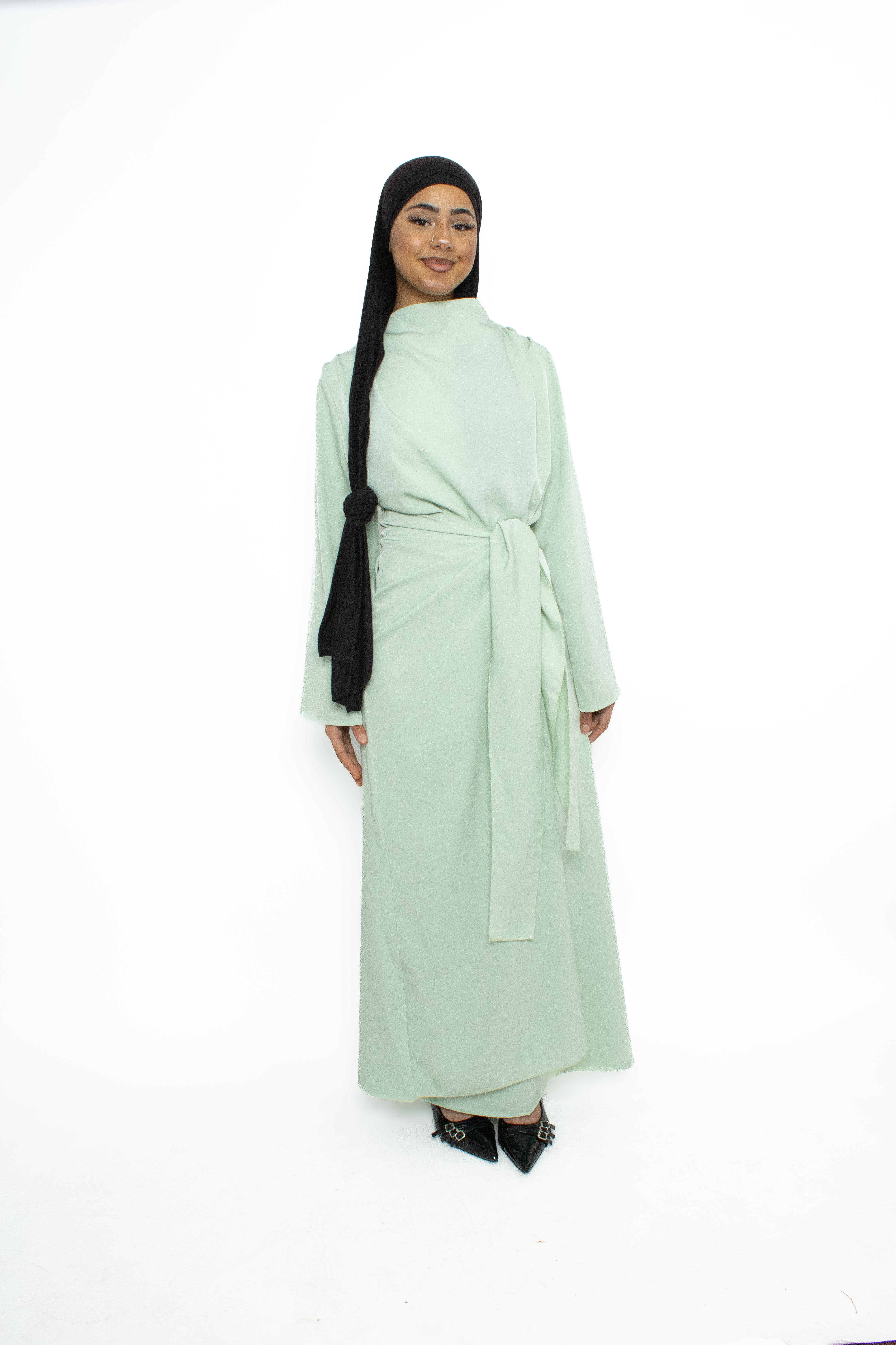 SANA DRESS - MINT GREEN