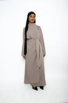 SANA DRESS - TAUPE