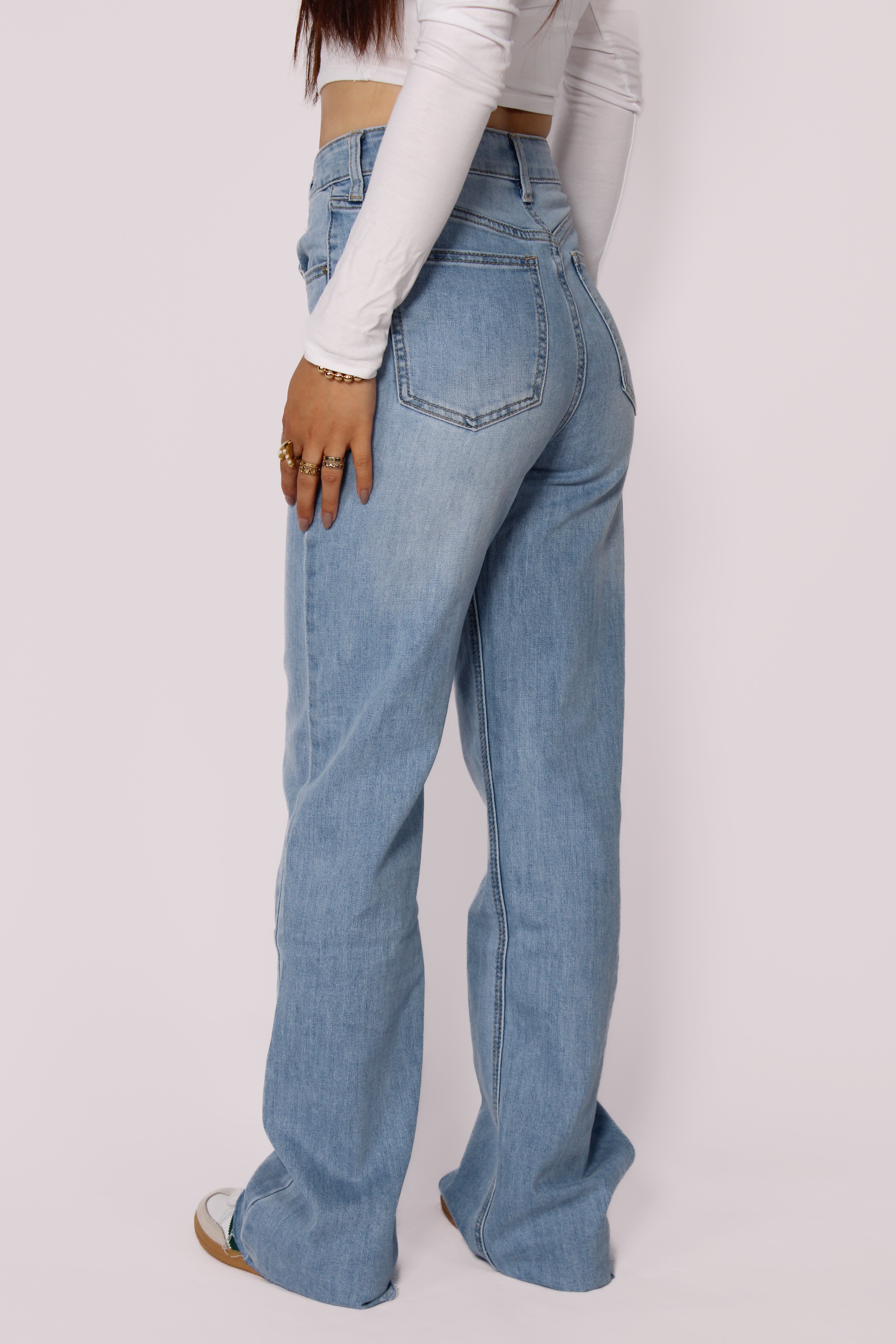 Wide Leg Jeans 2878 - Denim