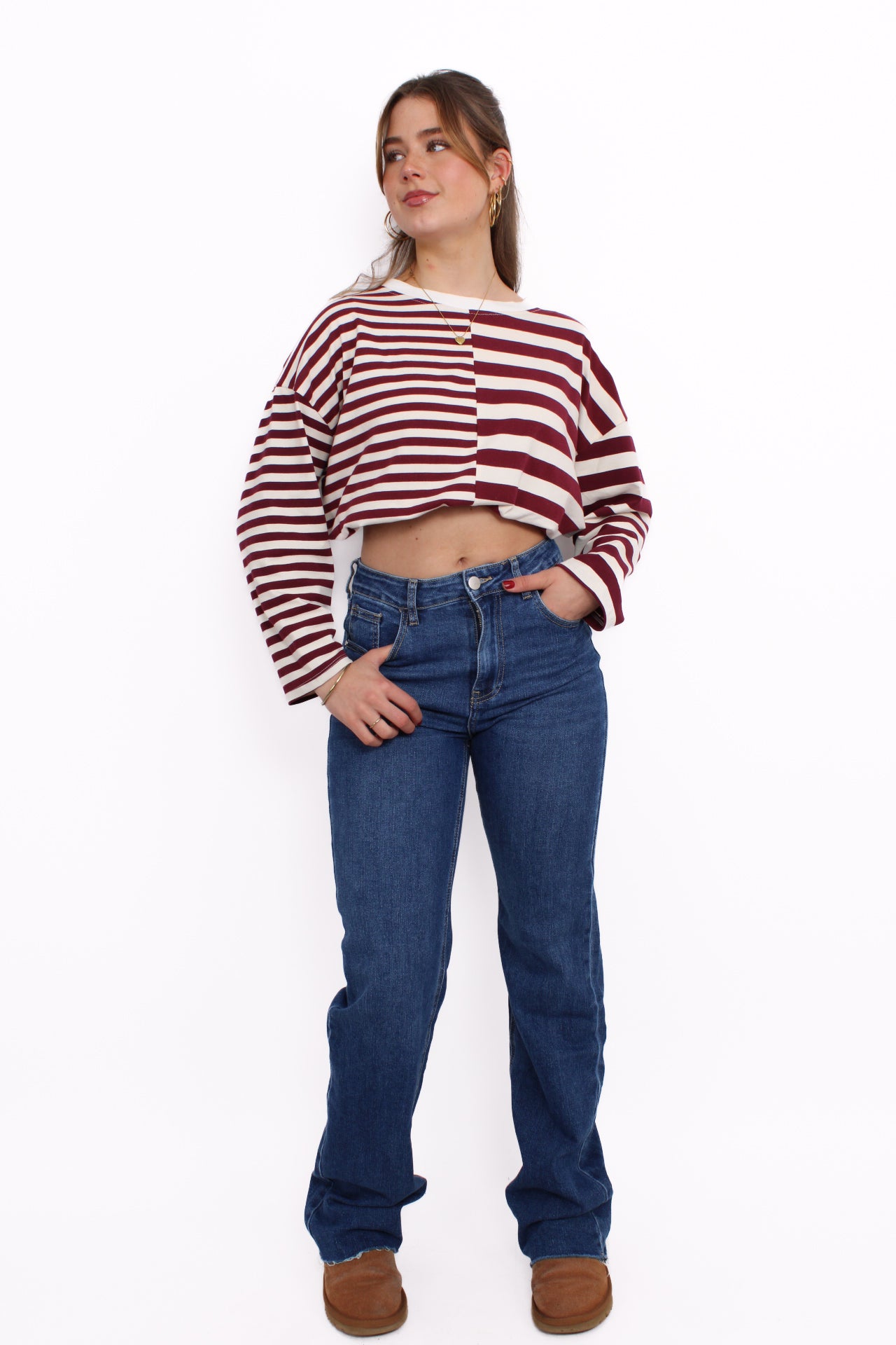 ''TALL'' WIDE LEG JEANS 3272 - MID DENIM