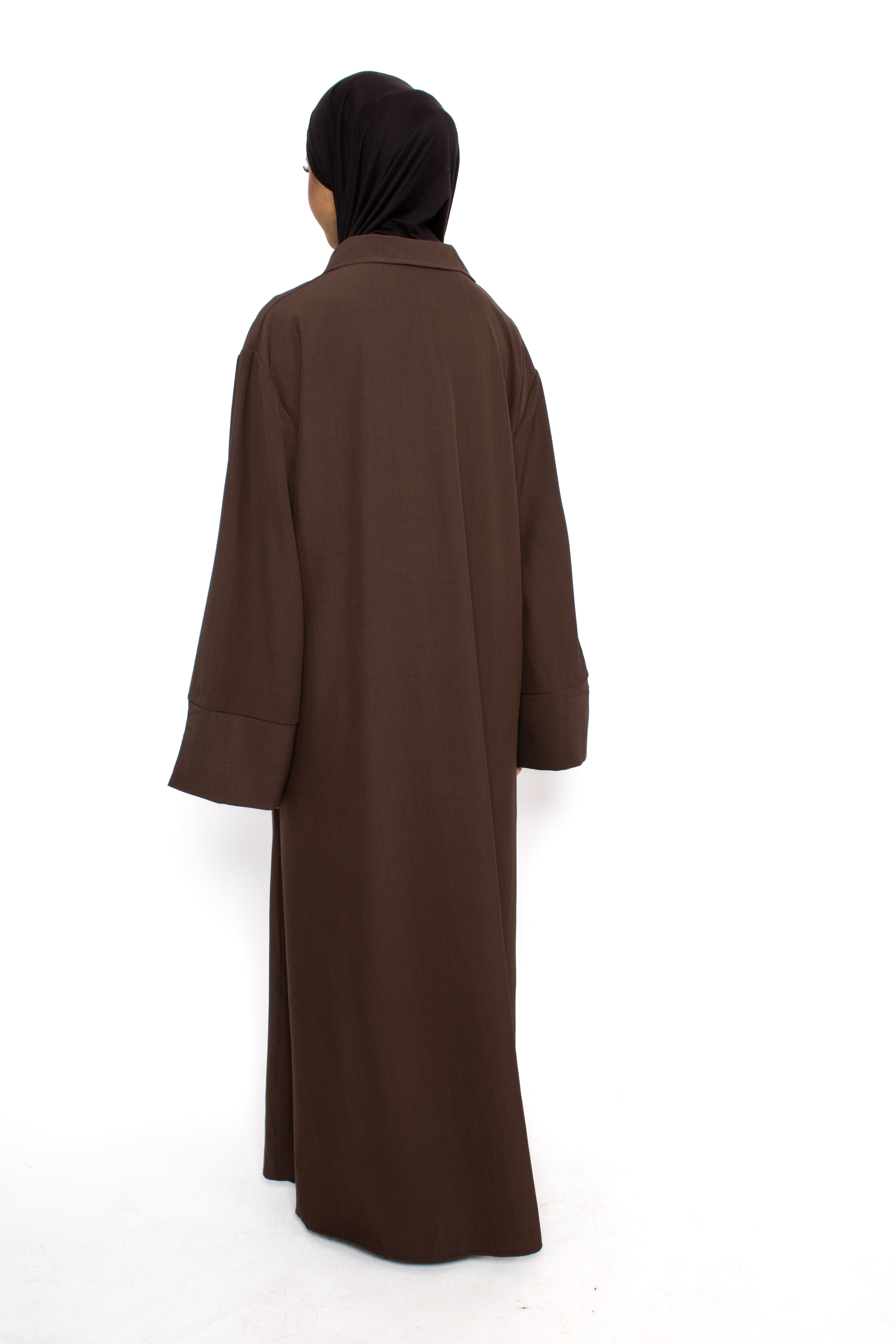 RABIA DRESS - BROWN