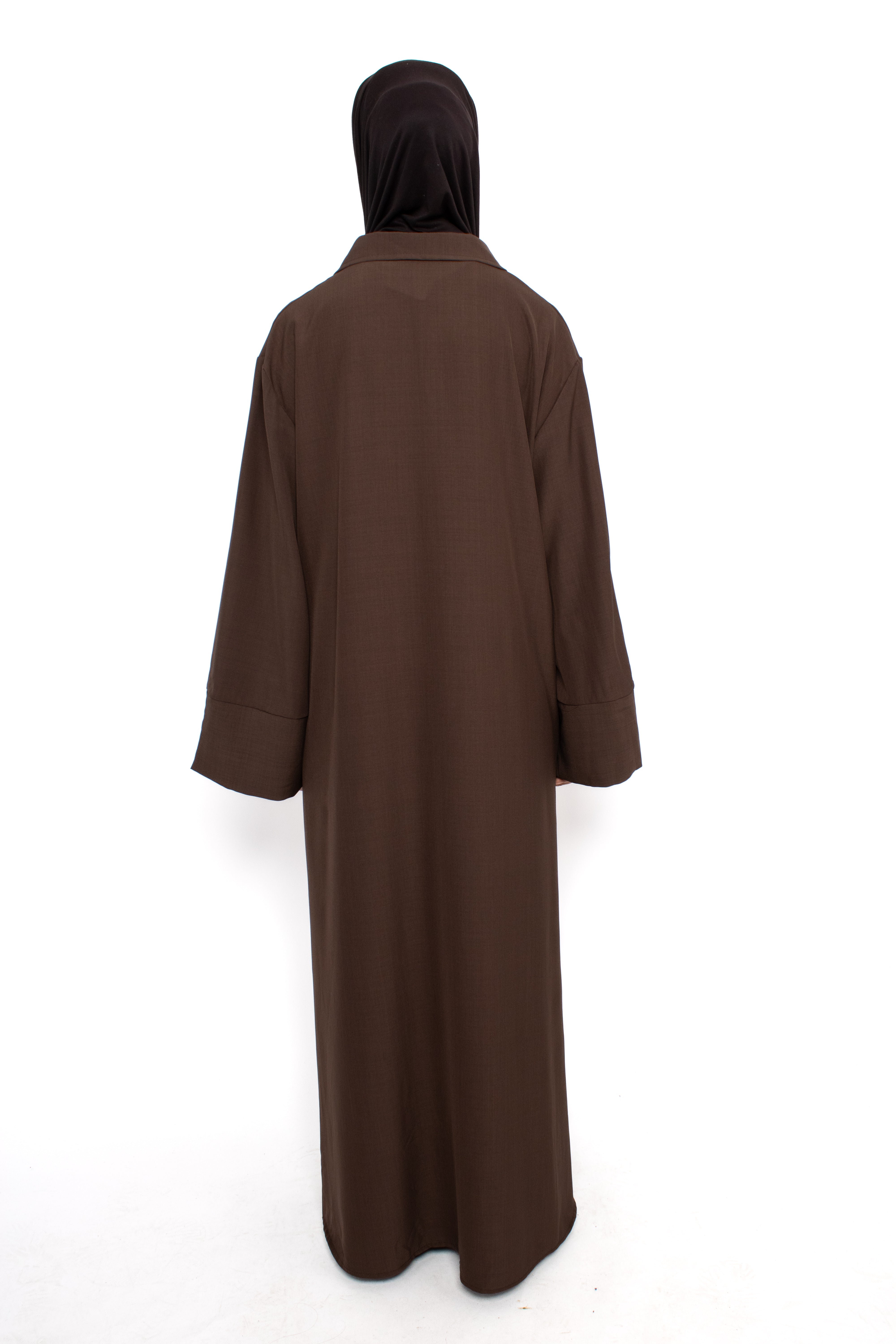 RABIA DRESS - BROWN