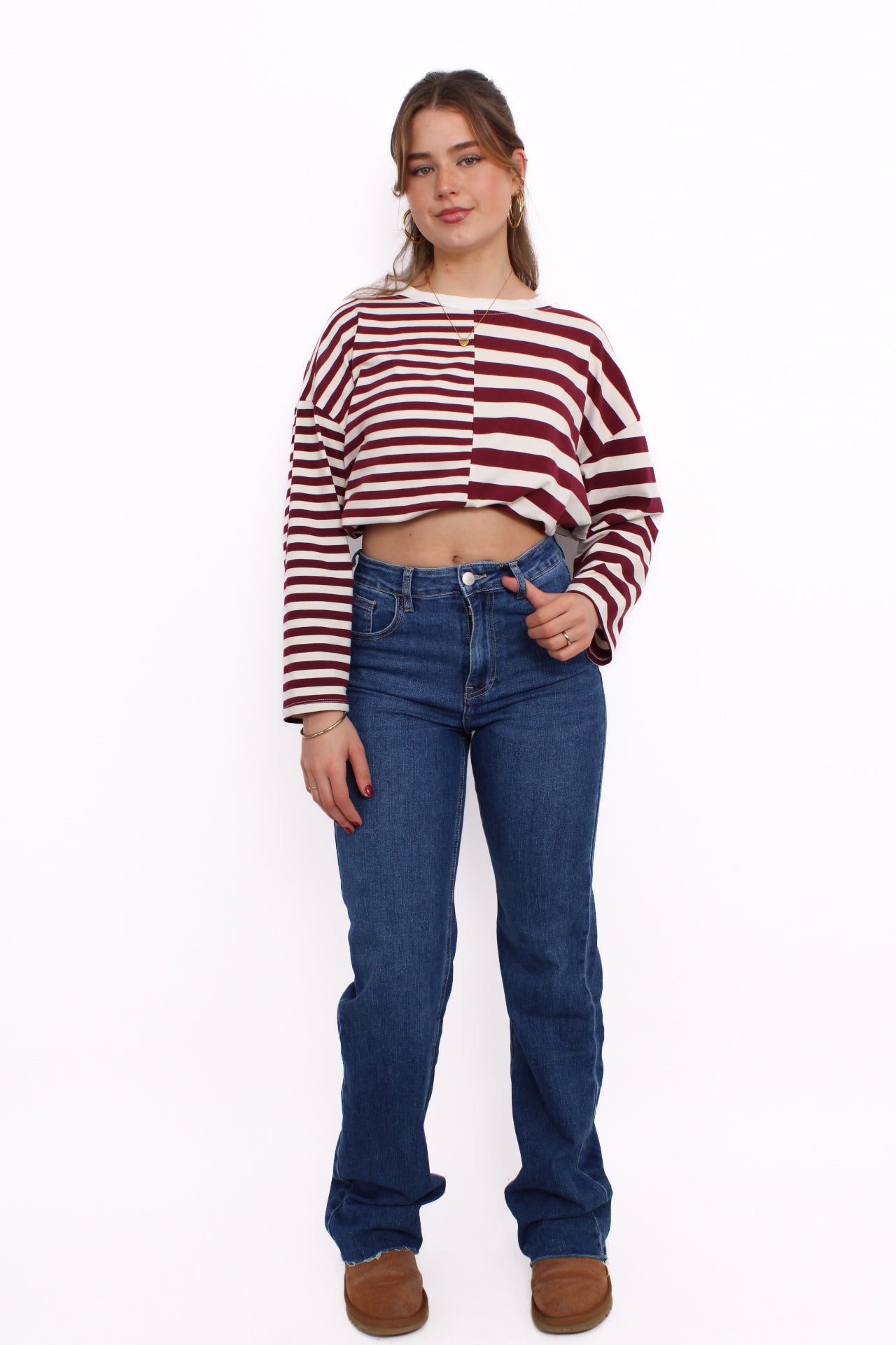 ''TALL'' WIDE LEG JEANS 3272 - MID DENIM