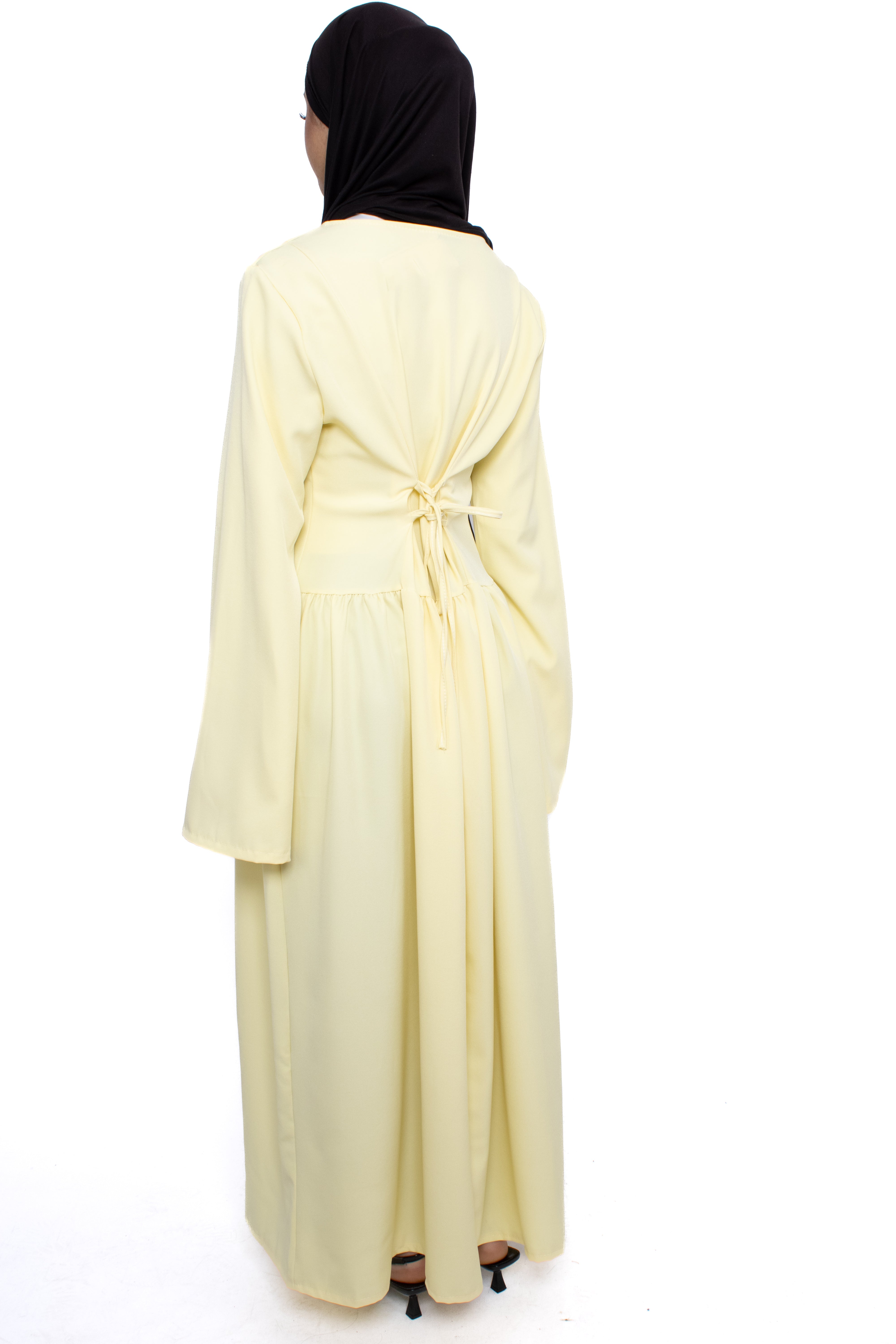 KENZA DRESS - BUTTER YELLOW