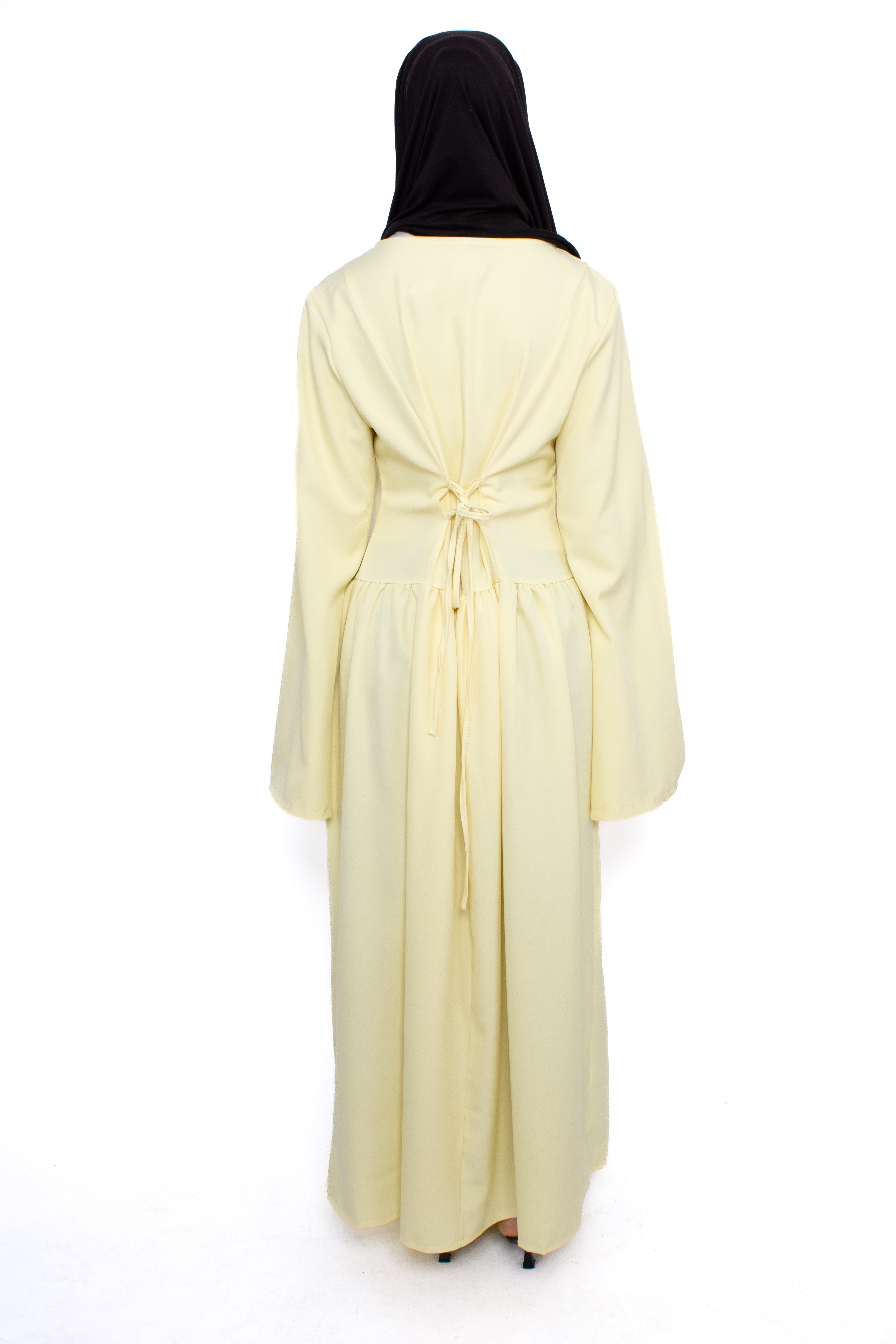 KENZA DRESS - BUTTER YELLOW