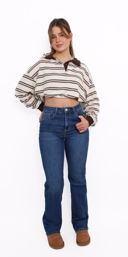 ''TALL'' FLARE JEANS 3229 - MID DENIM