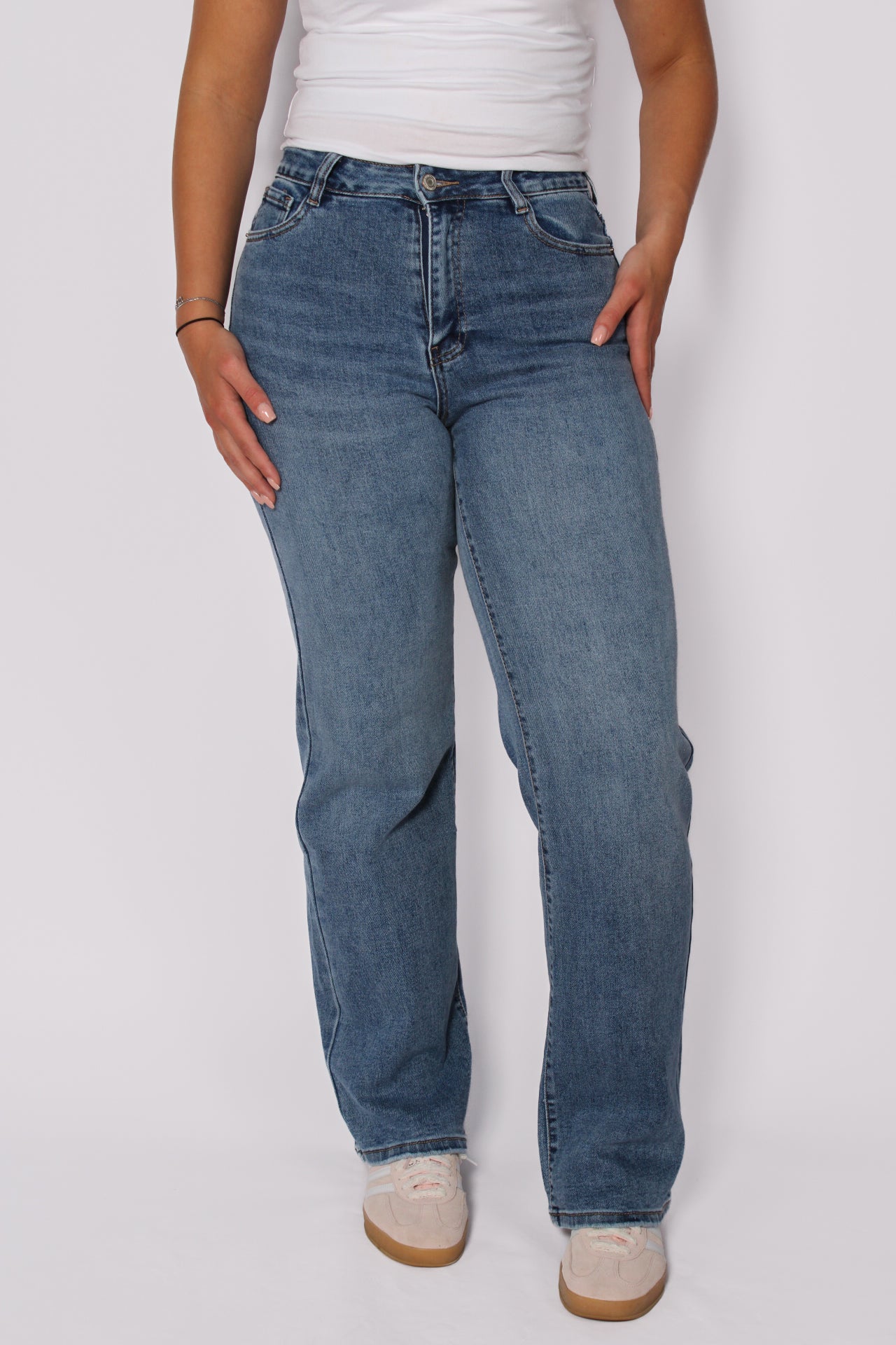 ''TALL'' STRAIGHT LEG JEANS 6270-2 - MID DENIM