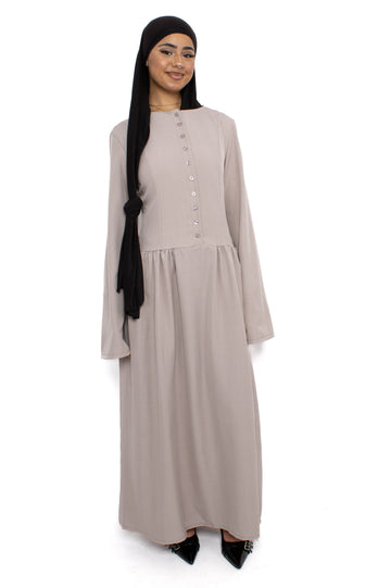 KENZA DRESS - TAUPE