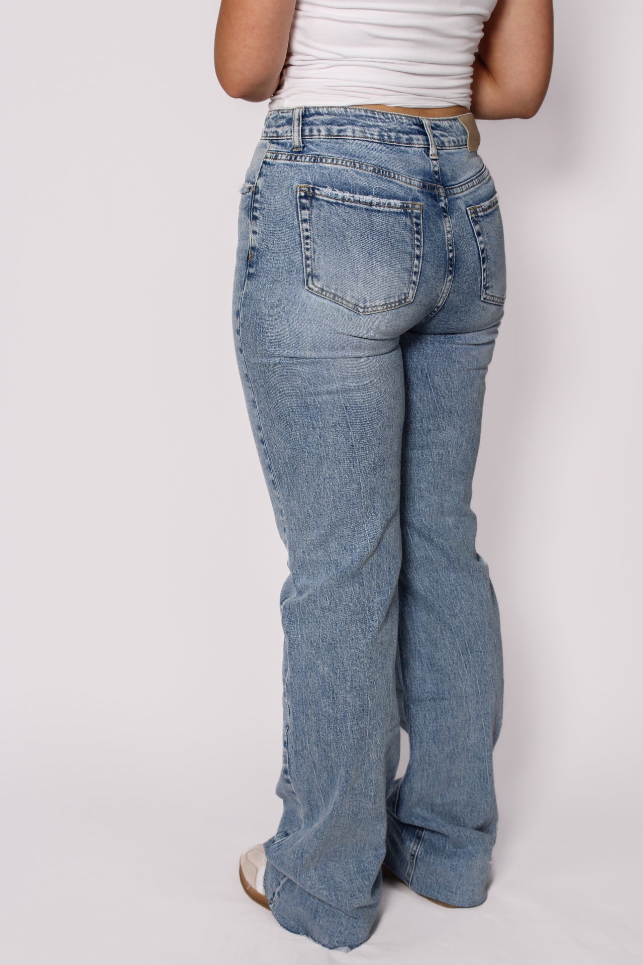 ''EXTRA TALL'' WIDE LEG JEANS 3806 - DENIM