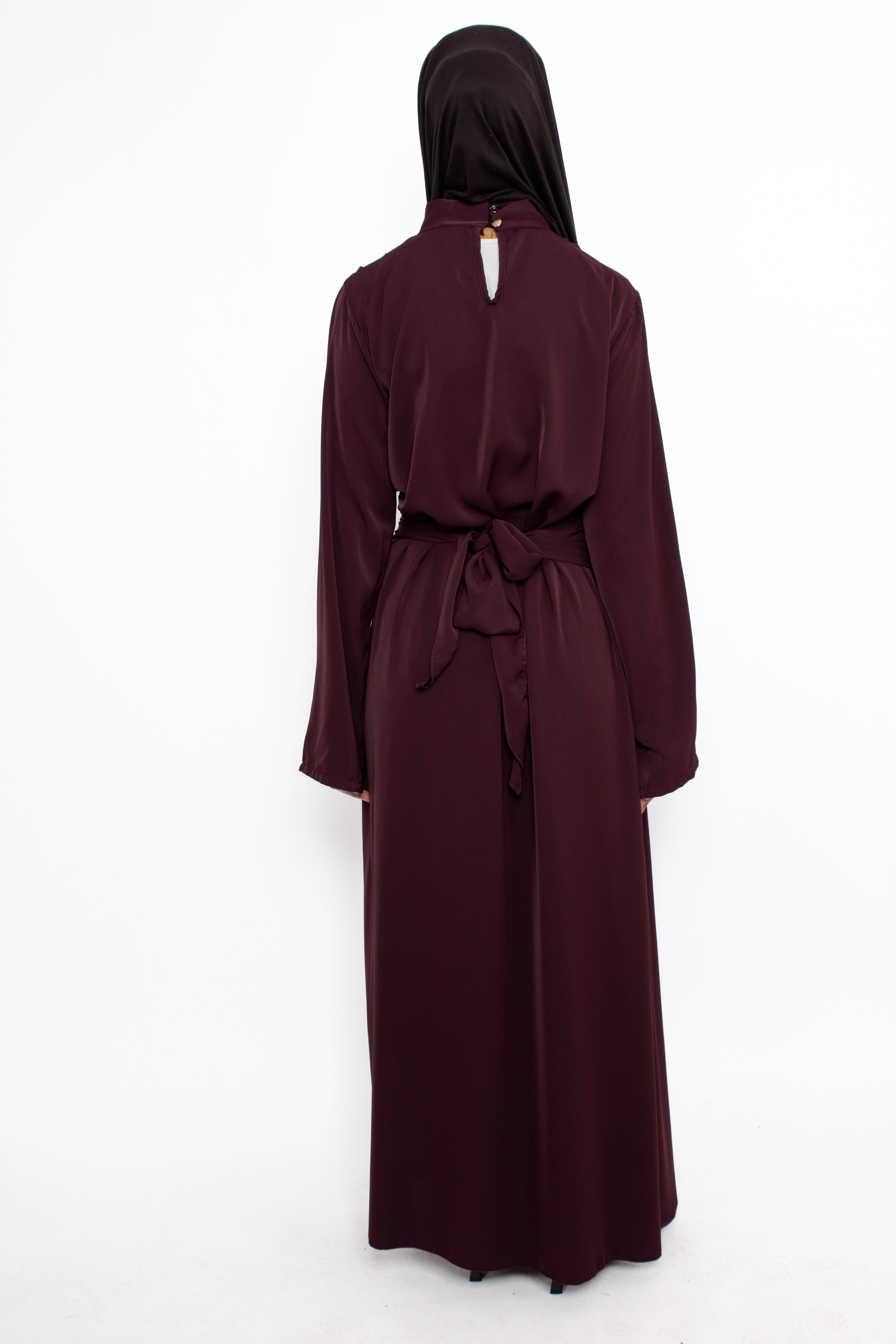 LAILA DRESS - BURGUNDY