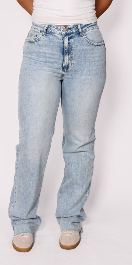 ''EXTRA TALL'' WIDE LEG JEANS 3806 - LIGHT DENIM