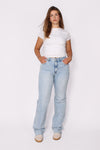 ''EXTRA TALL'' WIDE LEG JEANS 3806 - LIGHT DENIM