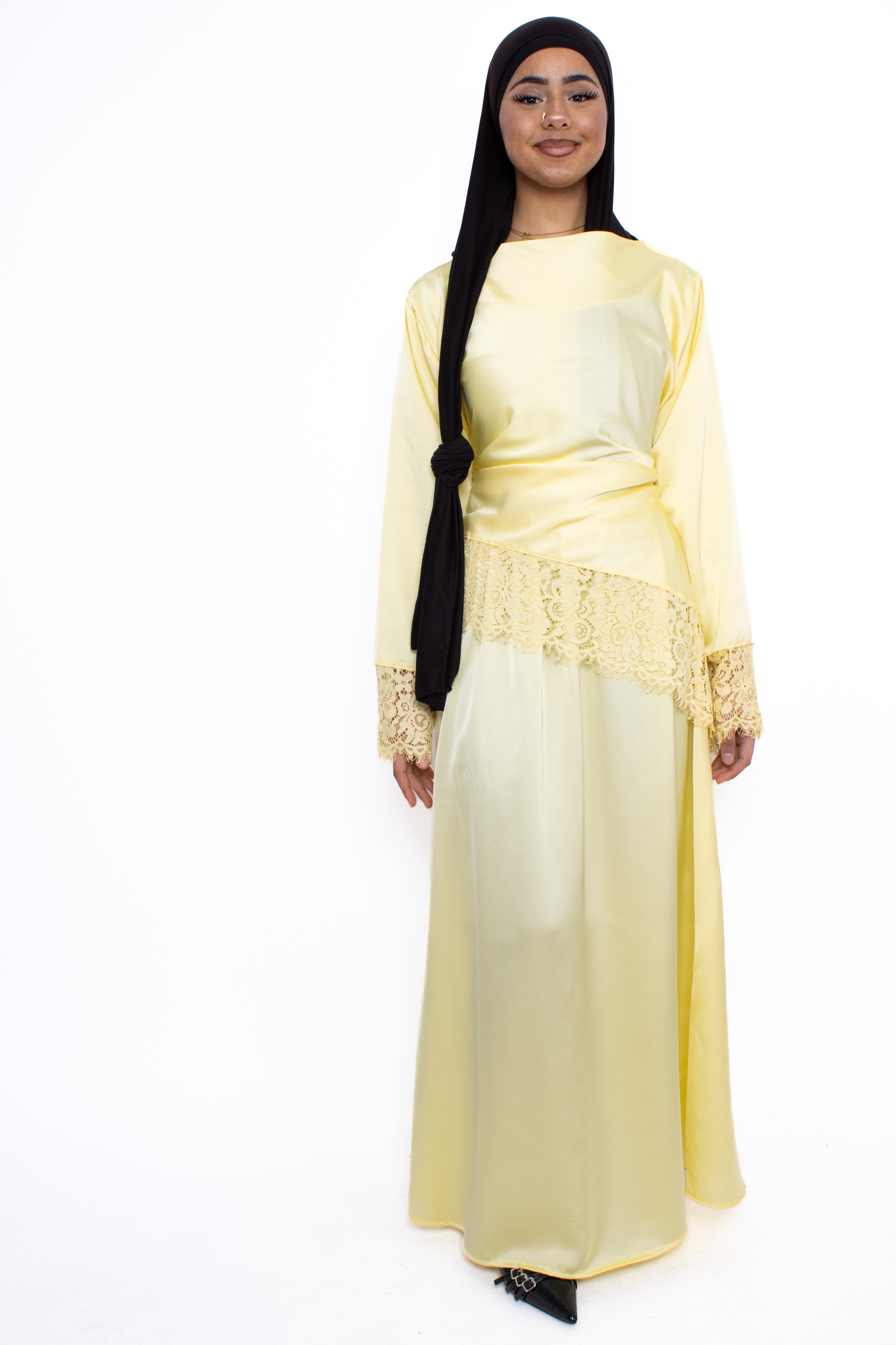 ZAHRA SET - BUTTER YELLOW