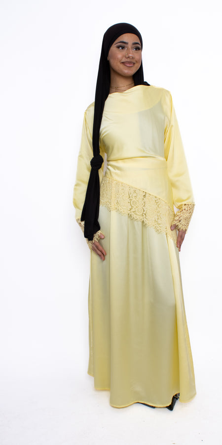 ZAHRA SET - BUTTER YELLOW