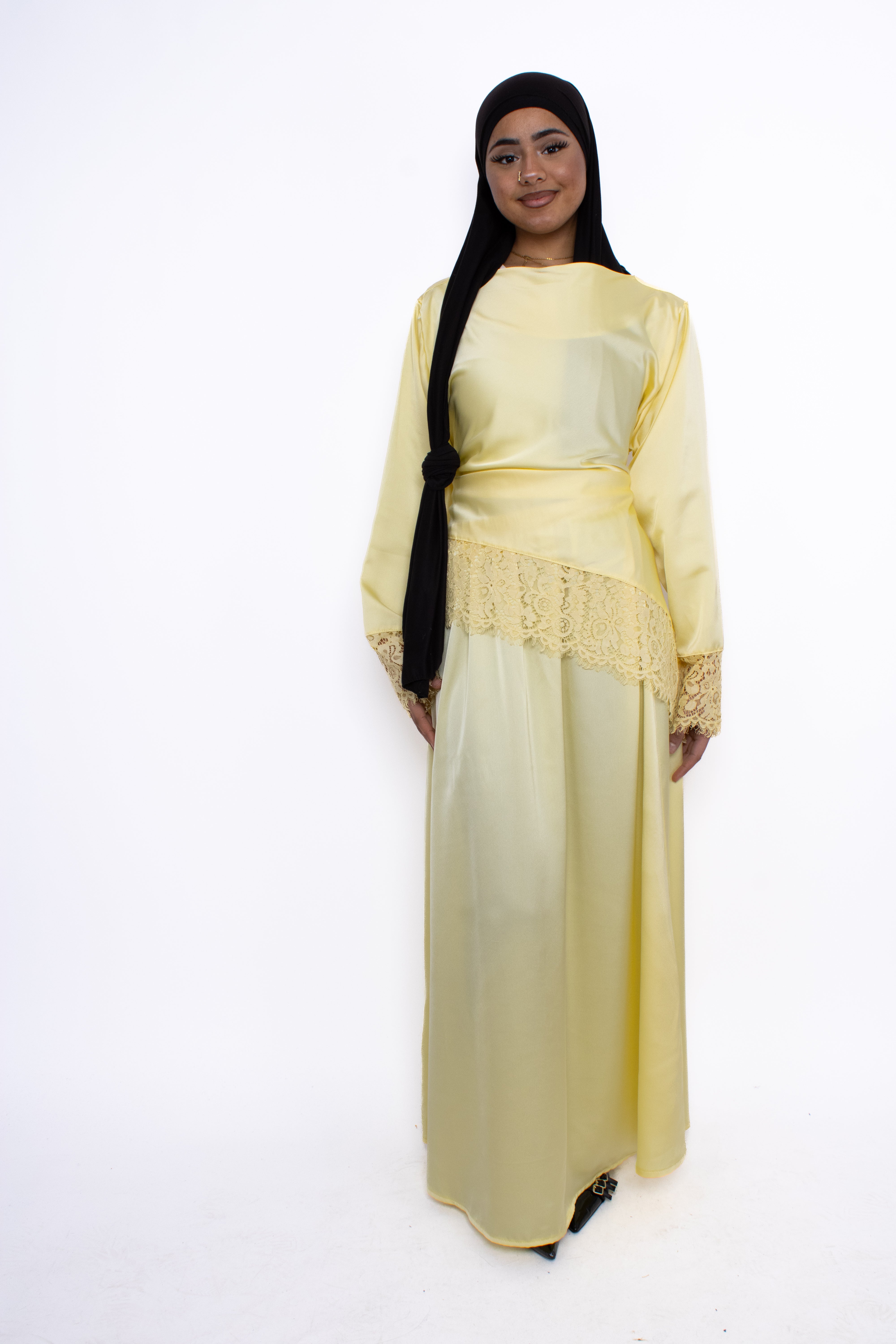 ZAHRA SET - BUTTER YELLOW